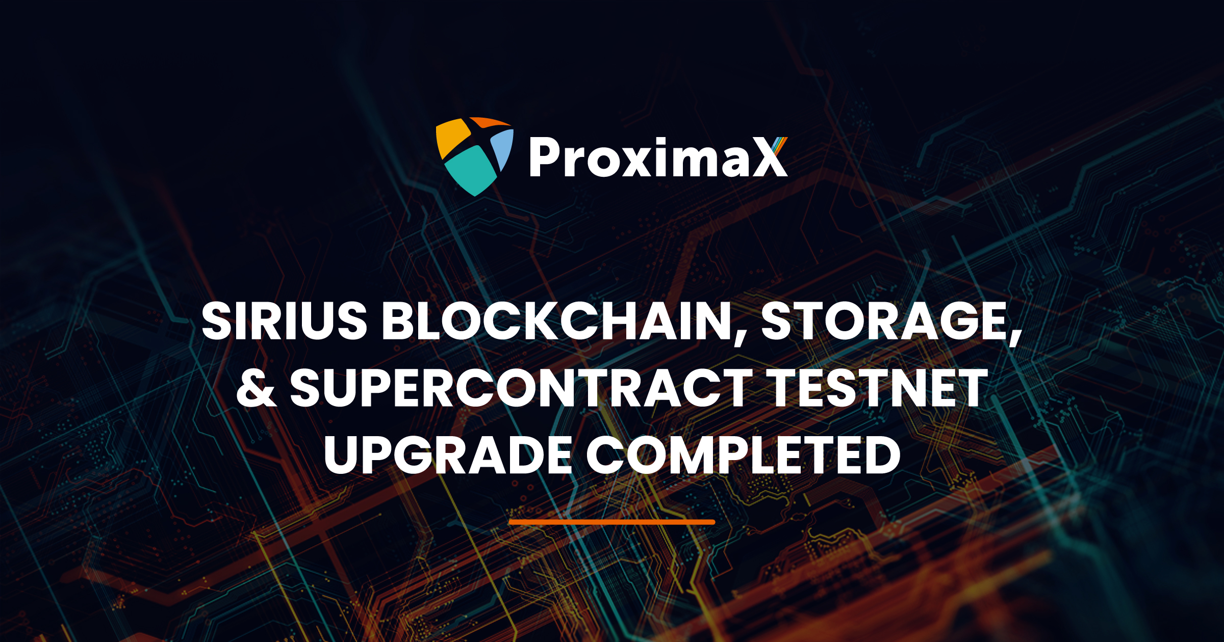 proximax sirius chain tech update
